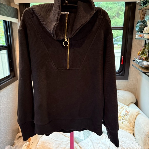 Better Together Black Cowl Neck Sweater size L - Picture 1 of 5